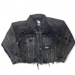 Mica Black Denim Jean Jacket